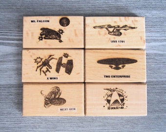 Men's Leather Wallet w/ Your Choice of a Science Fiction Television & Movie image