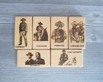 Men's Leather Wallet w/ Choice of a Western TV/ Movie image (John Wayne, Clint Eastwood, Deadwood, Gunsmoke, Tombstone, Lonesome Dove)