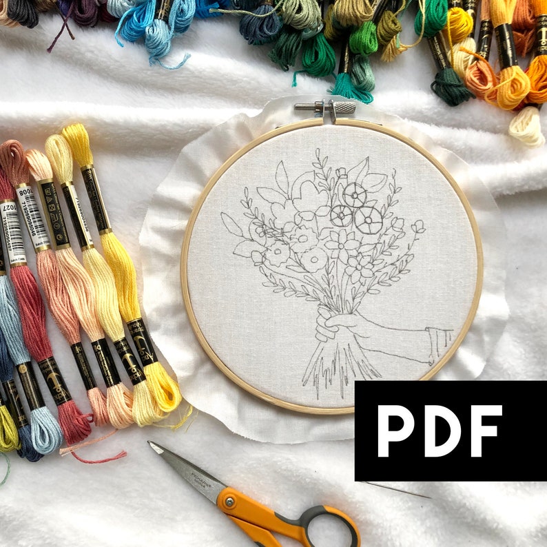 February embroidery sybju of the month club digital  etsy February embroidery sybju of the month club digital  etsy