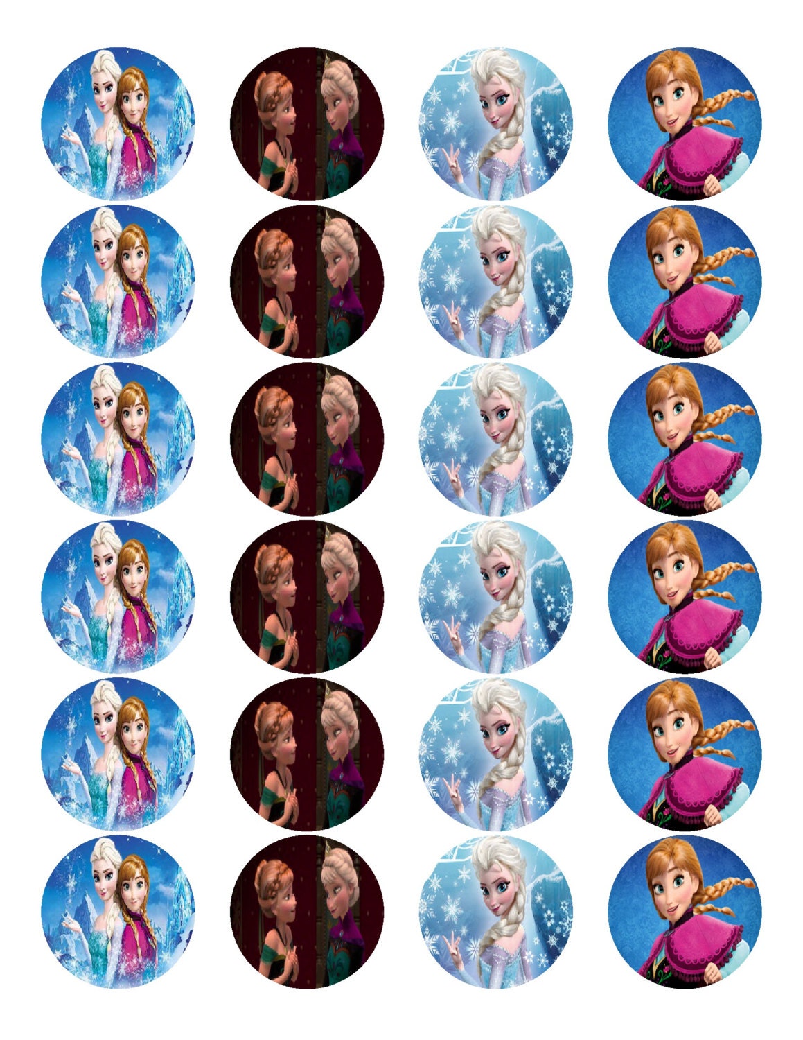 Craft Supplies & Tools Party Favors & Games frozen Labels Stickers