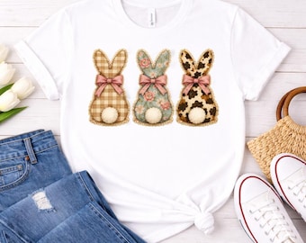 Vintage Easter Bunny PNG, Coquette Floral Clipart, Spring Sublimation Design (Instant Download)