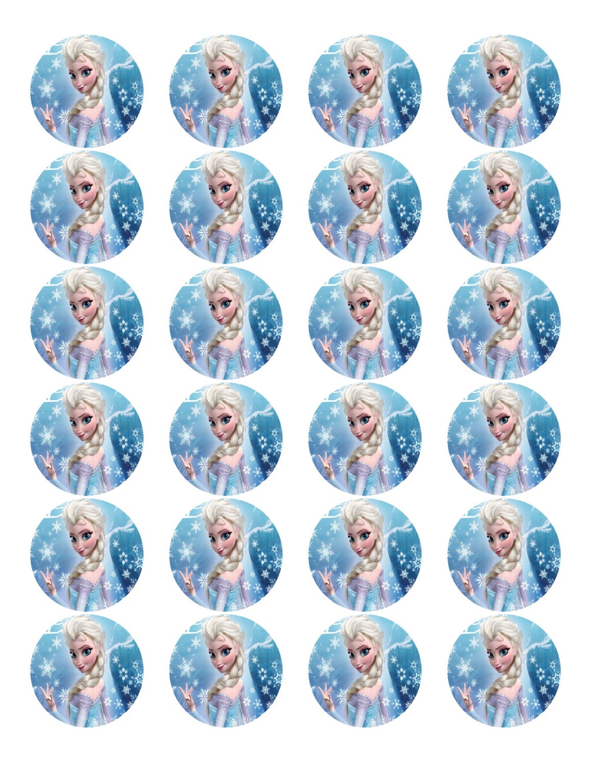 Frozen, Frozen Birthday Party, 24 Frozen Lollipop Labels, Frozen Sticker  Labels, Frozen Elsa, Frozen Anna