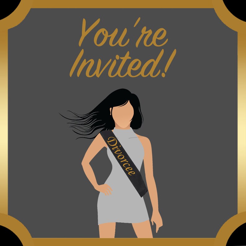 Divorce Party Decorations Kit 10 Divorce Photo Booth Props Etsy