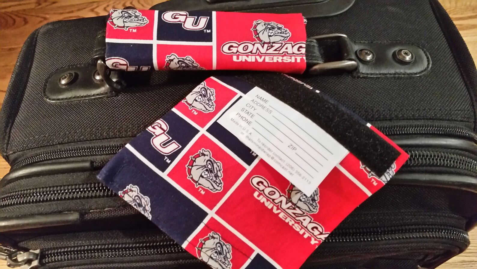 College Team Luggage ID Handle Wraps Etsy