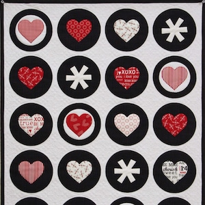 Valentine&#39;s Mini Circle Quilt Pattern