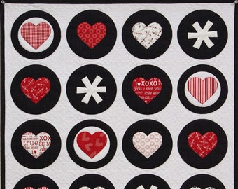 Valentine's Mini Circle Quilt Pattern