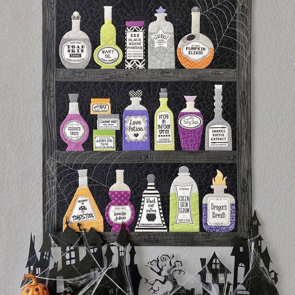 Witch's Cupboard Quilt Pattern PDF