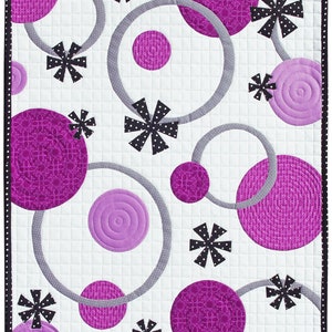 Circles and Rings Baby Quilt Pattern PDF