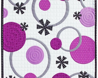 Circles and Rings Baby Quilt Pattern PDF