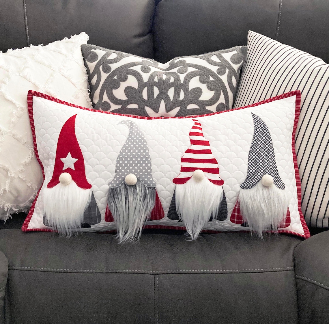 Gnomes Pillow Pattern PDF Etsy