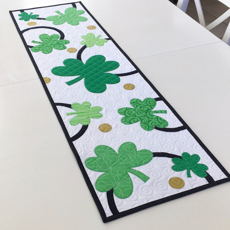 St. Patrick's Table Runner DIGITAL Quilt Pattern image 4