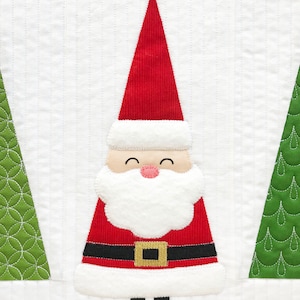 Santa in the Trees Table Runner Pattern PDF image 3