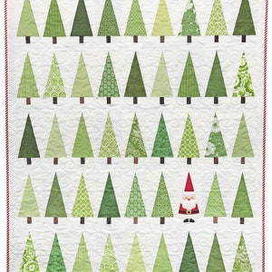 Santa in the Trees Quilt Pattern PDF