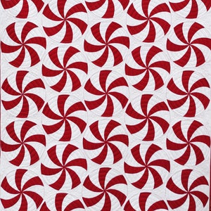 Peppermint Swirl Quilt Pattern image 2