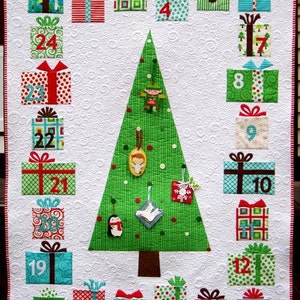 Quiltpatroon adventskalender