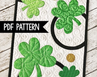 St. Patrick's Table Runner - DIGITAL Quilt Pattern