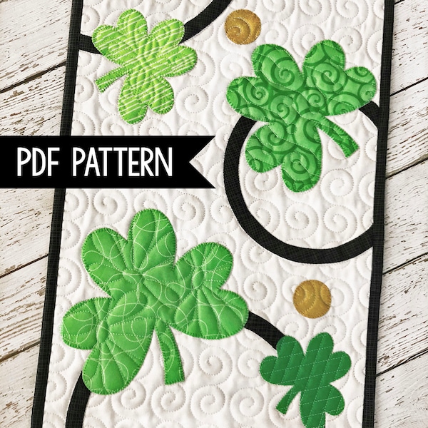 St. Patrick's Table Runner - DIGITAL Quilt Pattern