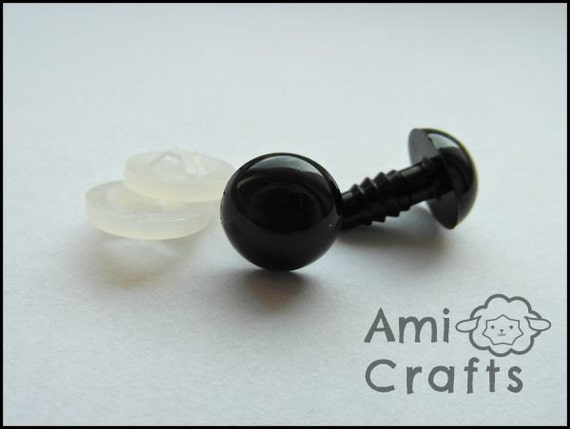 10 Pairs Big Safety Eyes With Backs/washers 5 Sizes to Choose: 10mm to 16mm  Toys, Amigurumi, Sewing, Crochet, Knitting 