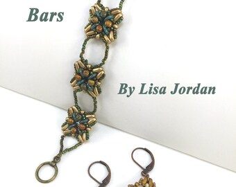 Hot Cross Bars Bracelet Tutorial By Lisa Jordan, Starman TrendSetter