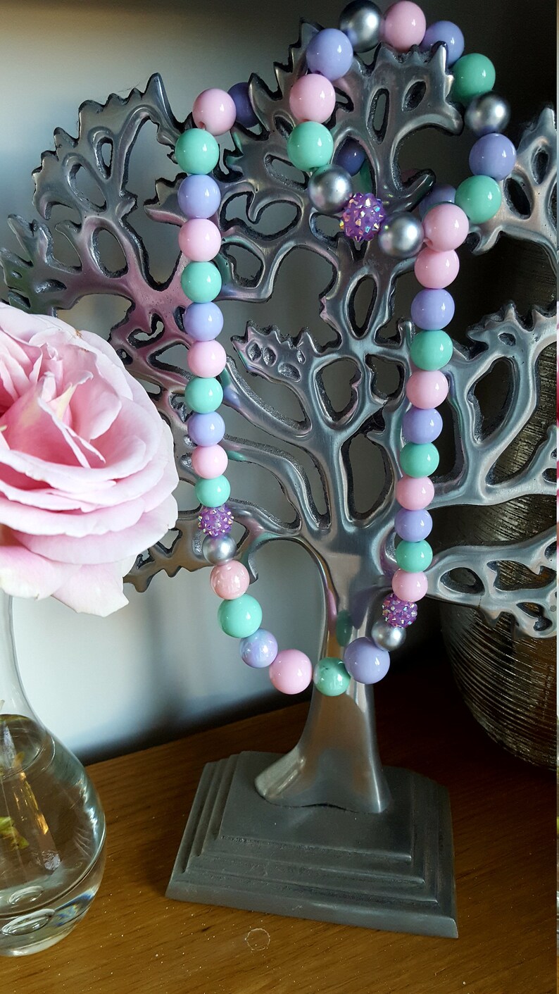 Girls Pastel Dressup Jewellery Set Childrens Bubblegum Etsy