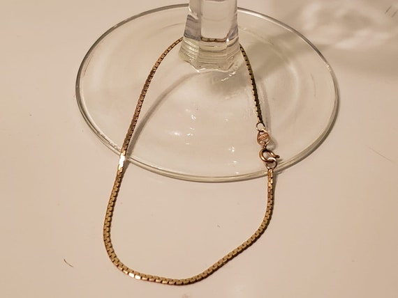 14K Gold Serpentine Bracelet, Minimalist