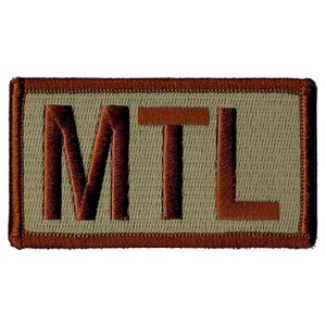 MTL Duty Identifier Tab / Patch