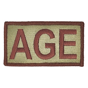 AGE Duty Identifier Tab / Patch