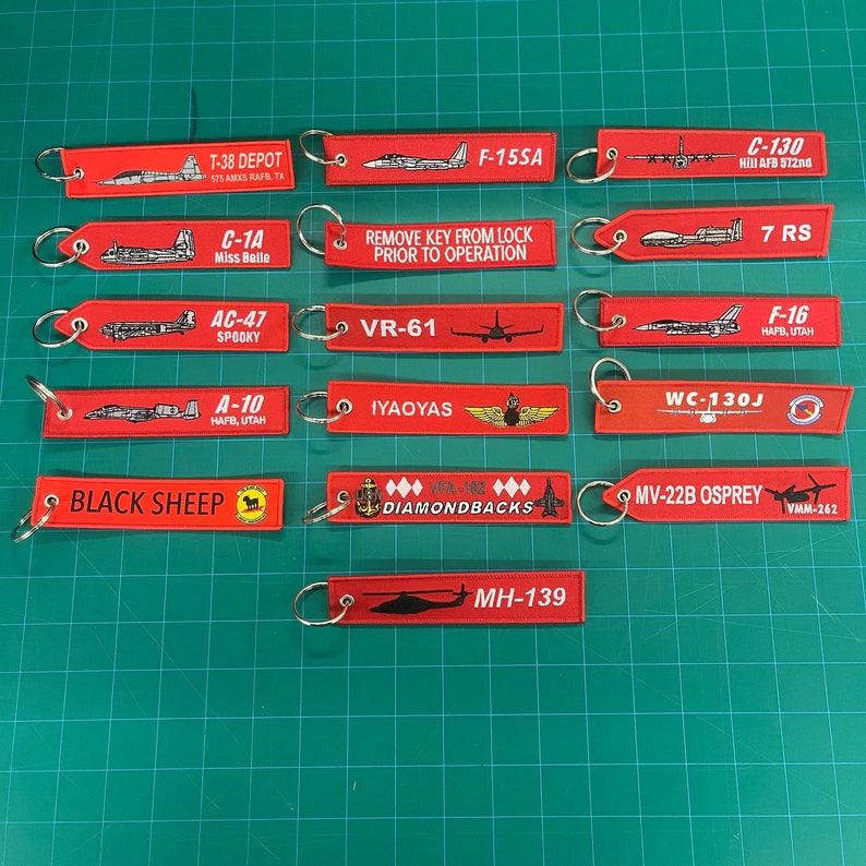 LAST CHANCE Aircraft Keychains - Etsy