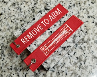 5 Level Missile Badge Remove To Arm Key Chain Luggage Baggage Tag