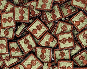 Mini Munitie Pisspot Patch - 7/8" (Bagby Groen)