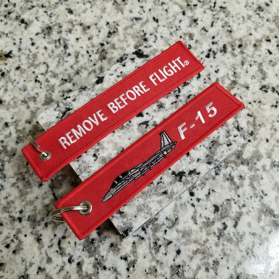F-15 Remove Before Flight Key Chain Luggage Baggage Tag - Etsy