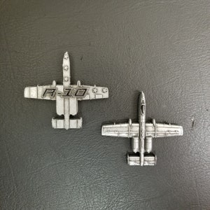 A-10 "Warthog" Thunderbolt II Aircraft Shaped Challenge Coin