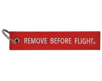 Remove Before Flight Key Chain Luggage Baggage Tag