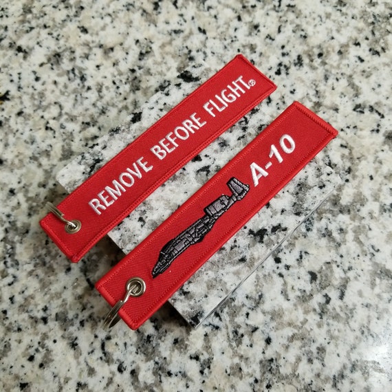 A-10 Remove Before Flight Key Chain Luggage Baggage Tag - Etsy