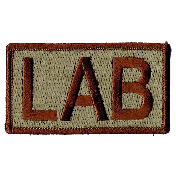 LAB Duty Identifier Tab / Patch - Etsy