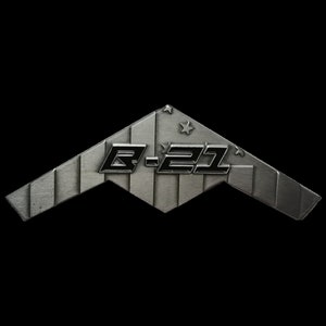 B-21 Raider Aircraft Shaped Challenge Coin