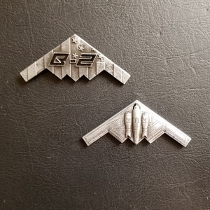 B-2 &quot;Stealth&quot; Spirit Aircraft Shaped Challenge Coin