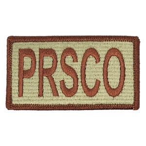 PRSCO Duty Identifier Tab / Patch