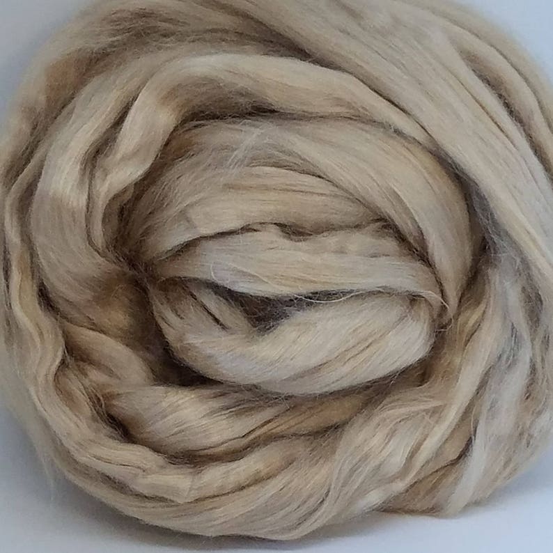 Natural Unbleached Tussah Silk Sliver image 3