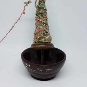 Tahkli Spindle with Supported Bowl Cotton Spinning Fiber image 8