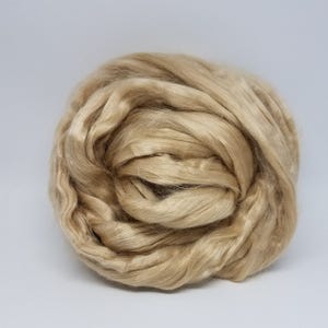 Natural Unbleached Tussah Silk Sliver image 4