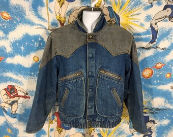 levi western denim jacket