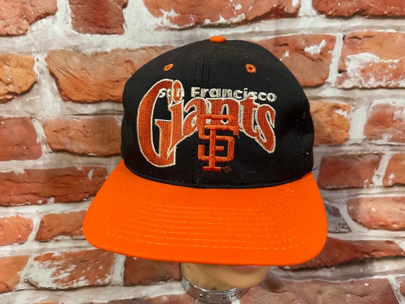 Casquette MLB San Francisco Giants - Noire/Orange Brodée - Taille Unique