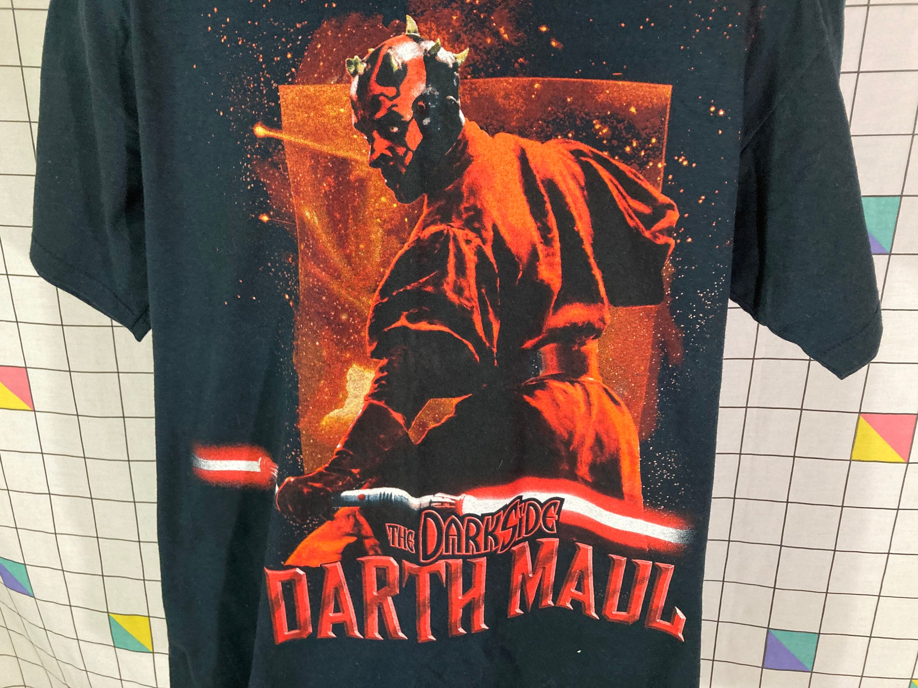 Vintage Star Wars Episode 1 Darth Maul Tee Shirt New With Tags Size Youth XL Kleding Jongenskleding Tops & T-shirts T-shirts T-shirts met print 