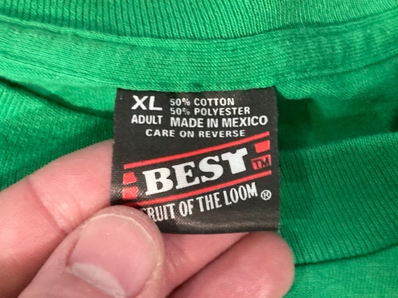 Vintage Fruit of the Loom Best Green 