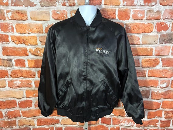Vintage Purina Pro Plan satin bonber jacket sz XL