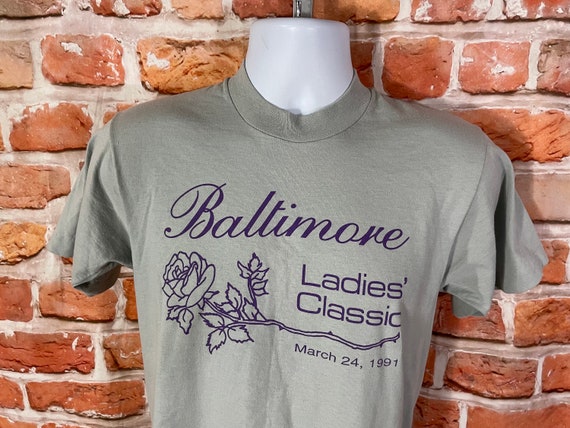 vintage 1991 Baltimore Ladies Classic shirt - fit… - image 1