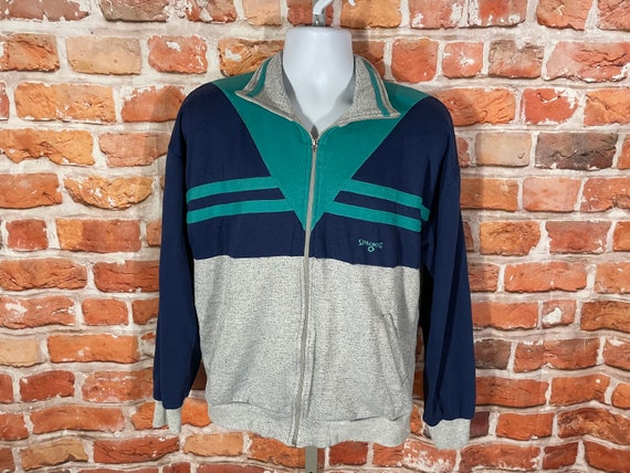 Vintage パターンストライプジップジャケット 50s〜60s Sir Jac