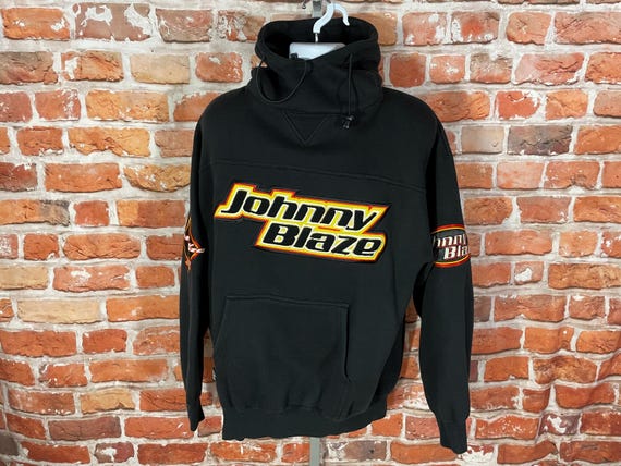 Vintage Johnny Blaze Hoodie Sz 2XL 90s Y2k Hip Hop Urban Streetwear Hooded Sweatshirt Etsy