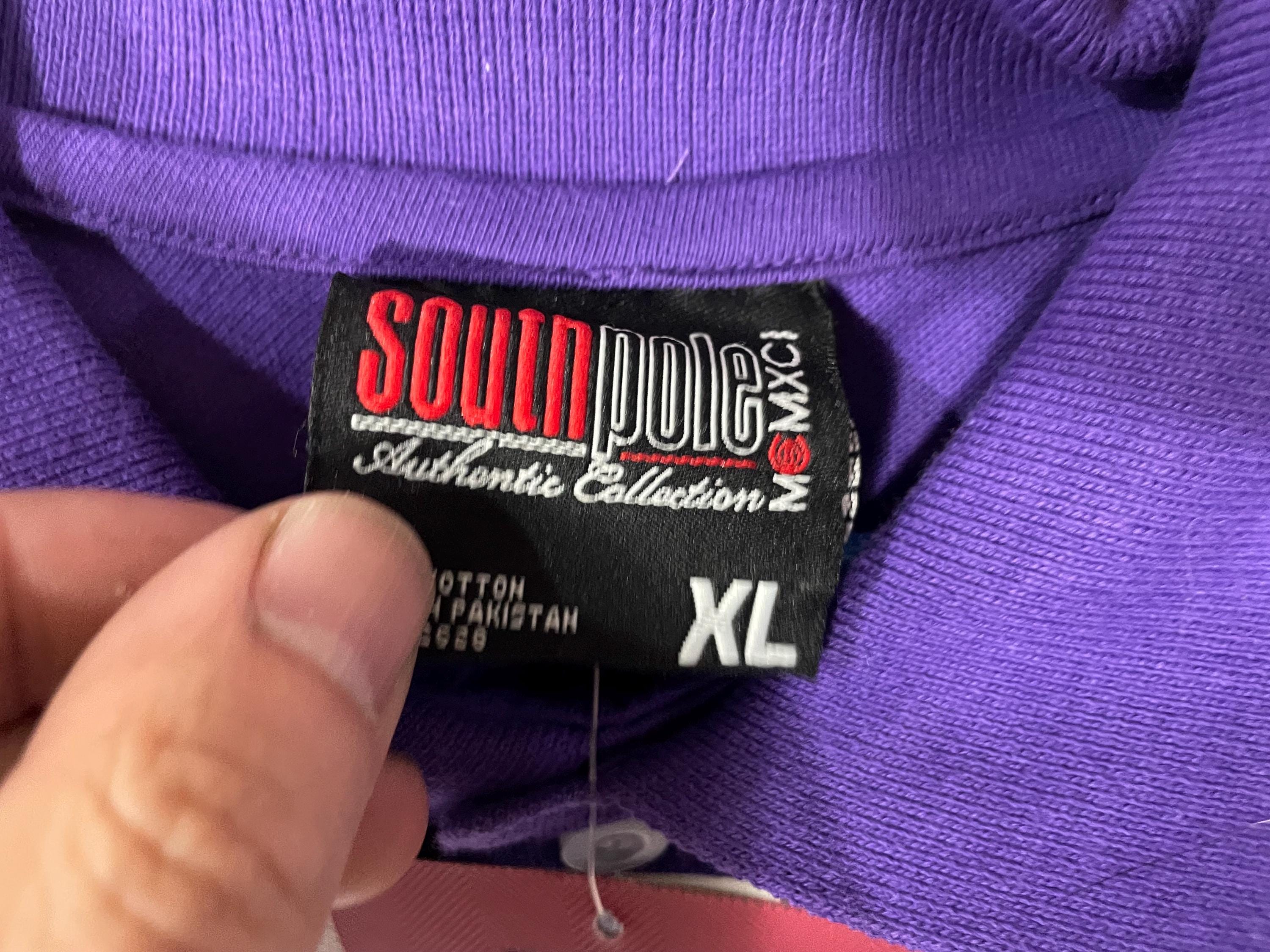 Vintage Y2k Southpole Purple Striped Polo Shirt - Sz XL Vintage Y2k Southpole Purple Striped Polo Shirt - Sz XL